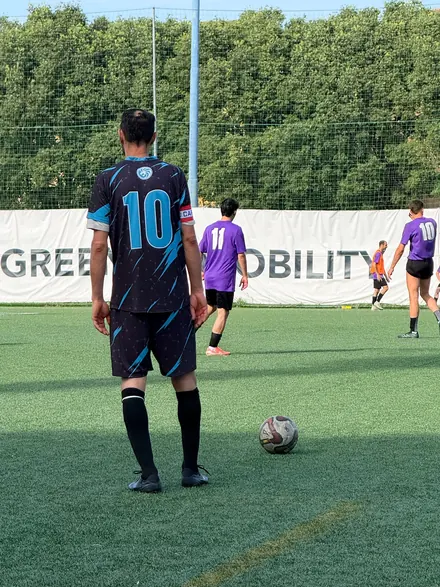 Il 10 sul pallone da calciare